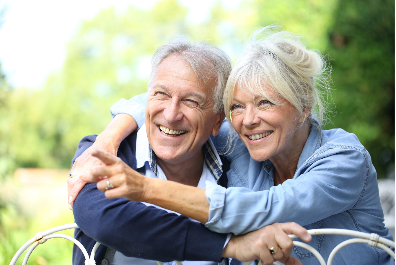 elderly couple